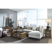 Magnussen Home Chesterfield Farmhouse Timber Chairside End Table