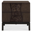 Pulaski Furniture Modern Mosaic Brown Drawer Nightstand