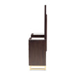 Michael Amini Belmont Place Vanity with Mirror - Espresso