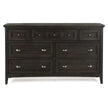 Magnussen Home Westley Falls Graphite Drawer Dresser