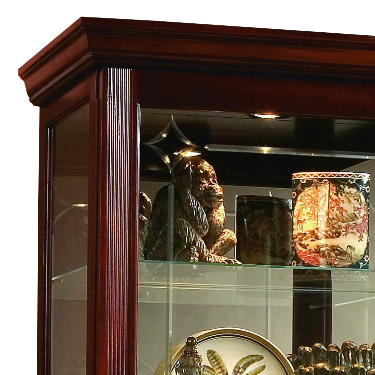 Pulaski Furniture PFC Curios Sliding Door 5 Shelf Curio Cabinet