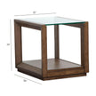 Magnussen Home Sebastian Cinnamon Rectangular End Table