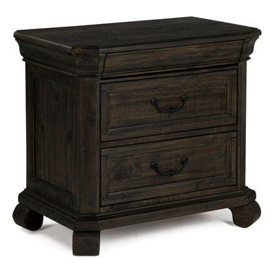 Magnussen Home Bellamy Peppercorn Drawer Nightstand