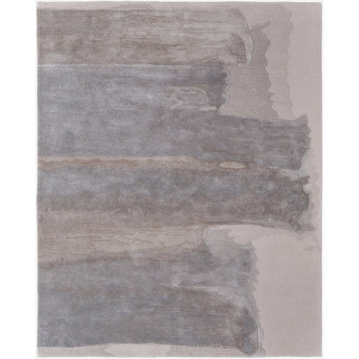 Feizy Anya 8921F Transitional Abstract Rug in Ivory/Gray