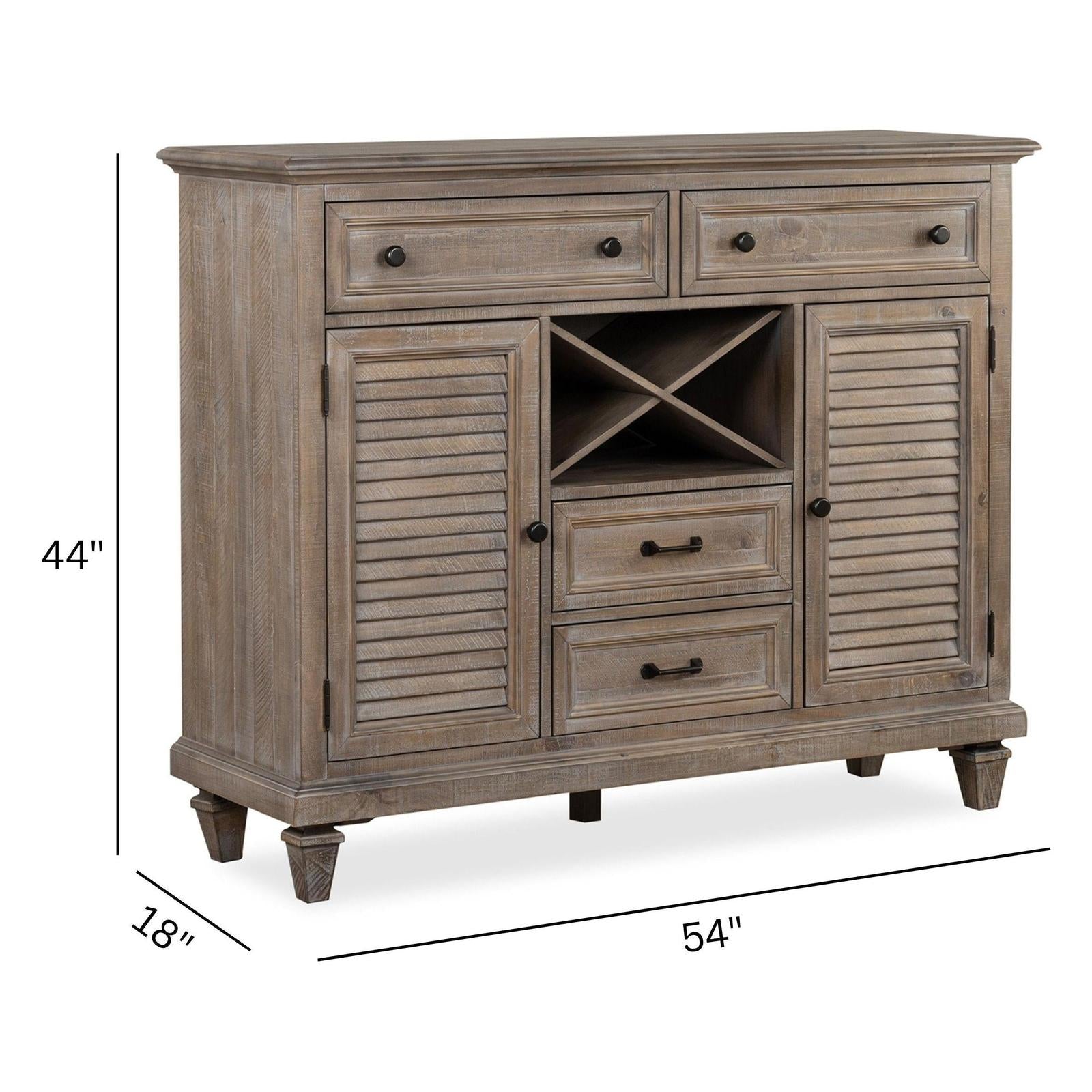 Magnussen Home Lancaster Dovetail Grey Server