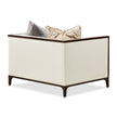 Michael Amini Belmont Place Matching Chair - Cream/Espresso