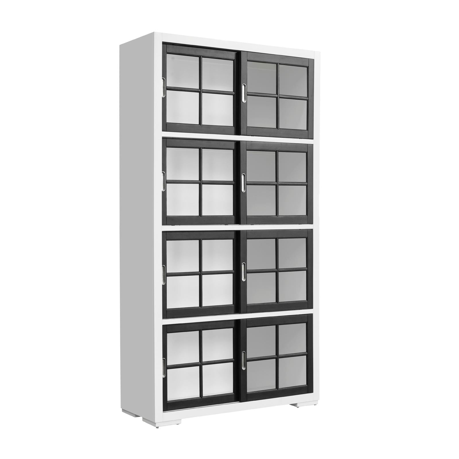 Pulaski Furniture Pulaski Furniture Accents White Finish Sliding Door Bookcase