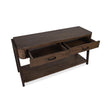 Magnussen Home Hallie Milk Chocolate & Dark Chocolate Rectangular Sofa Table