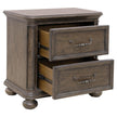 Pulaski Furniture Saddle Creek Timber Brown Drawer Nightstand