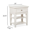 Magnussen Home Willowbrook Egg Shell White Nightstand