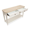 Salt Life Home Echo Isles Sea Pearl and Driftwood Rectangular Sofa Table