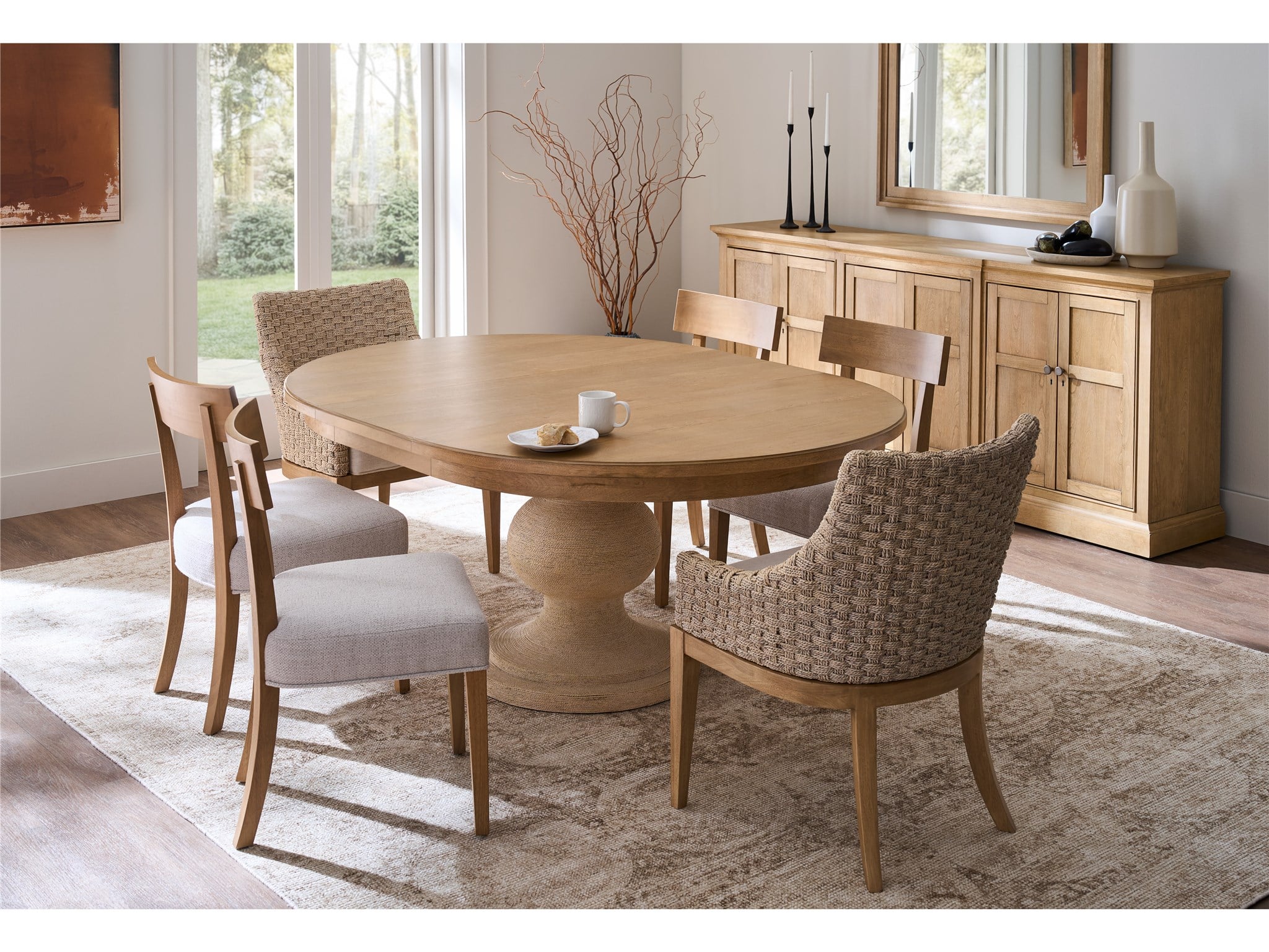Universal Furniture Birchaven Panel Woven Chair