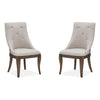Magnussen Home Roxbury Manor Homestead Brown Upholstered Arm Chair Set of 2