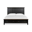 Magnussen Home Surrey Brown Panel Storage Bed