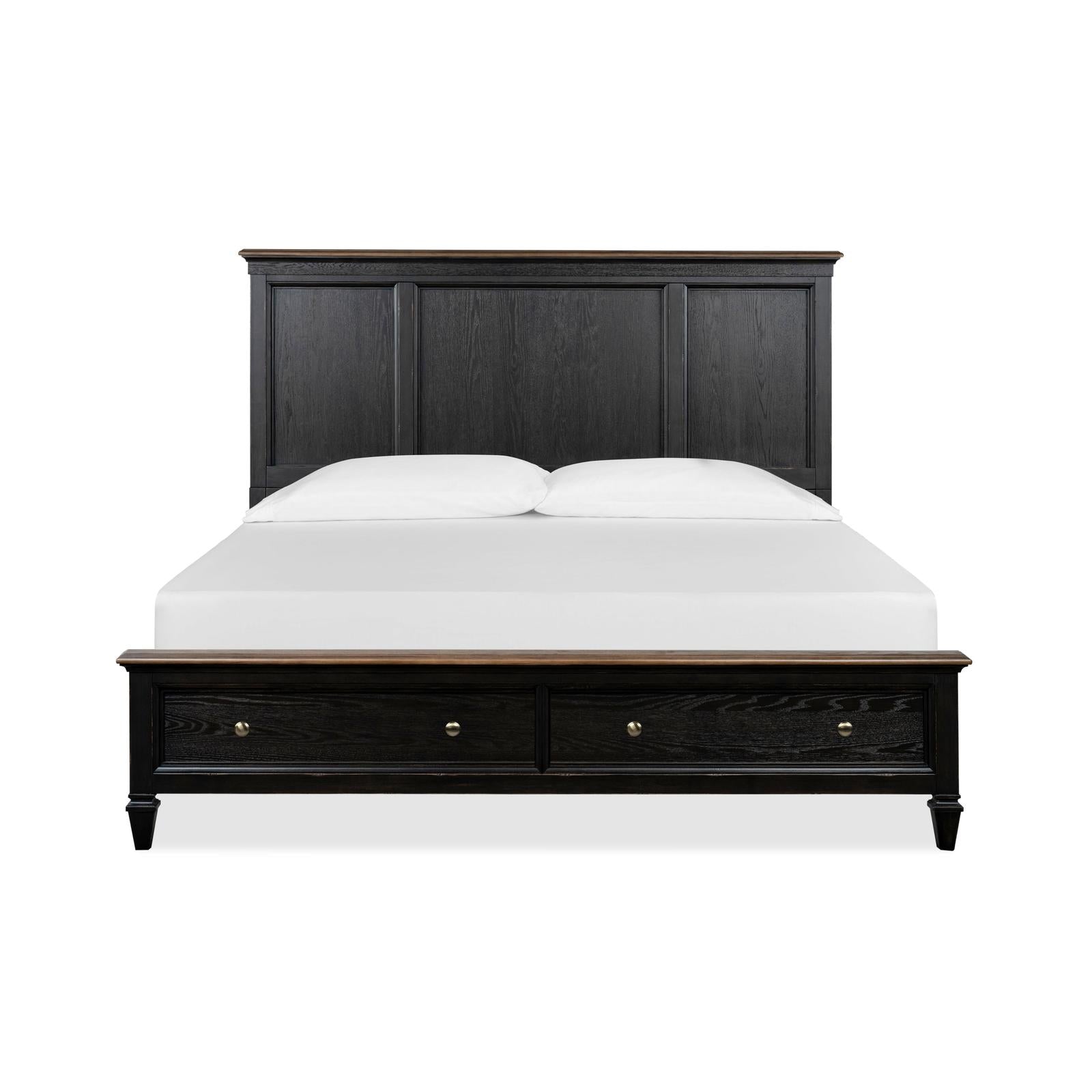 Magnussen Home Surrey Brown Panel Storage Bed