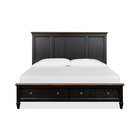 Magnussen Home Surrey Brown Panel Storage Bed