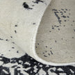 Feizy Coda 8927F Modern Abstract Rug in Black/White