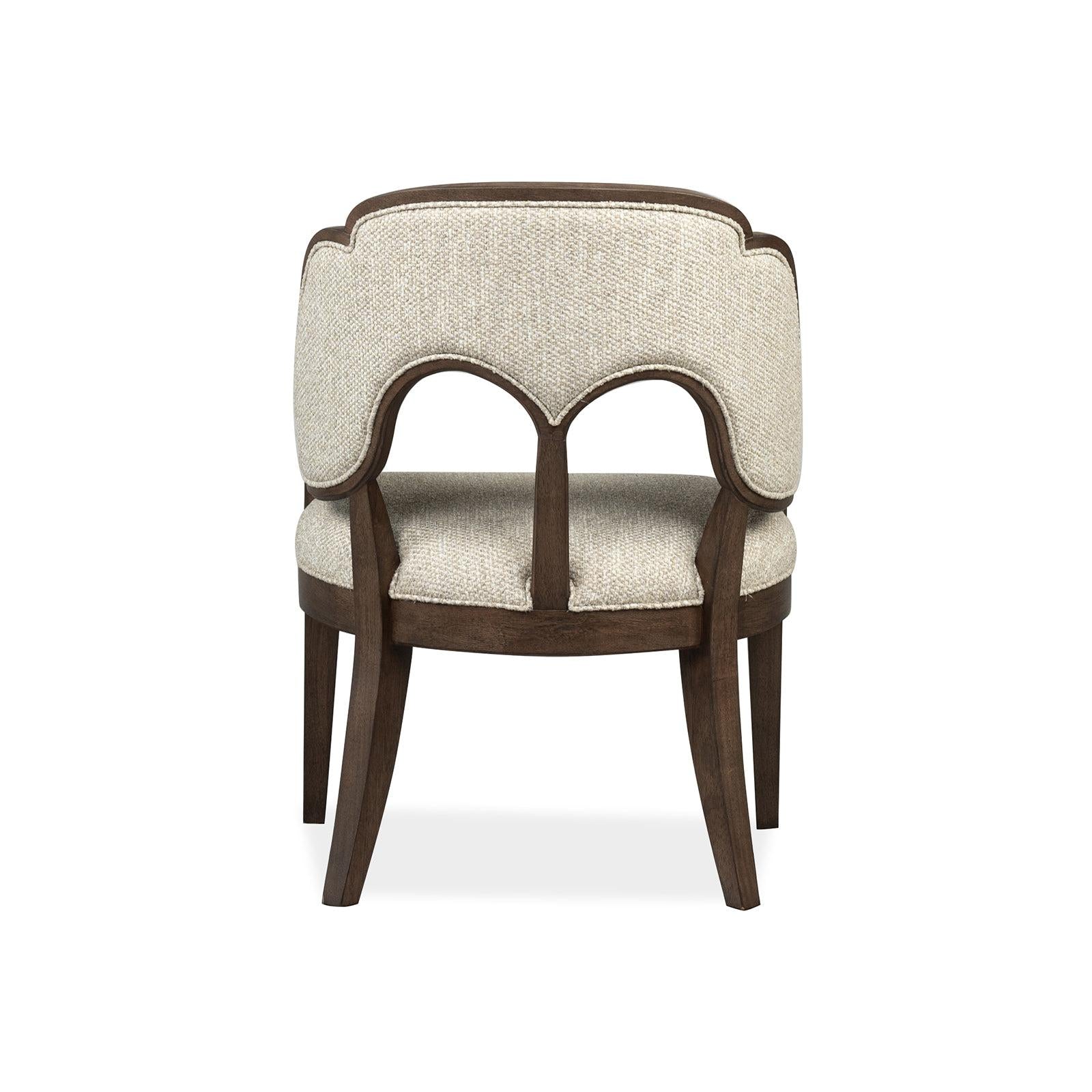 Magnussen Home Jubilee Brown Upholstered Arm Chair Two Pack