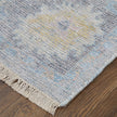 Feizy Caldwell 8979F Transitional Floral & Botanical Rug in Blue/Yellow/Orange