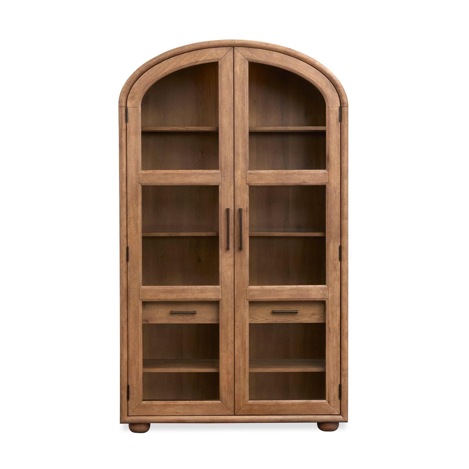 Magnussen Home Woodward Dark Clove Display Cabinet
