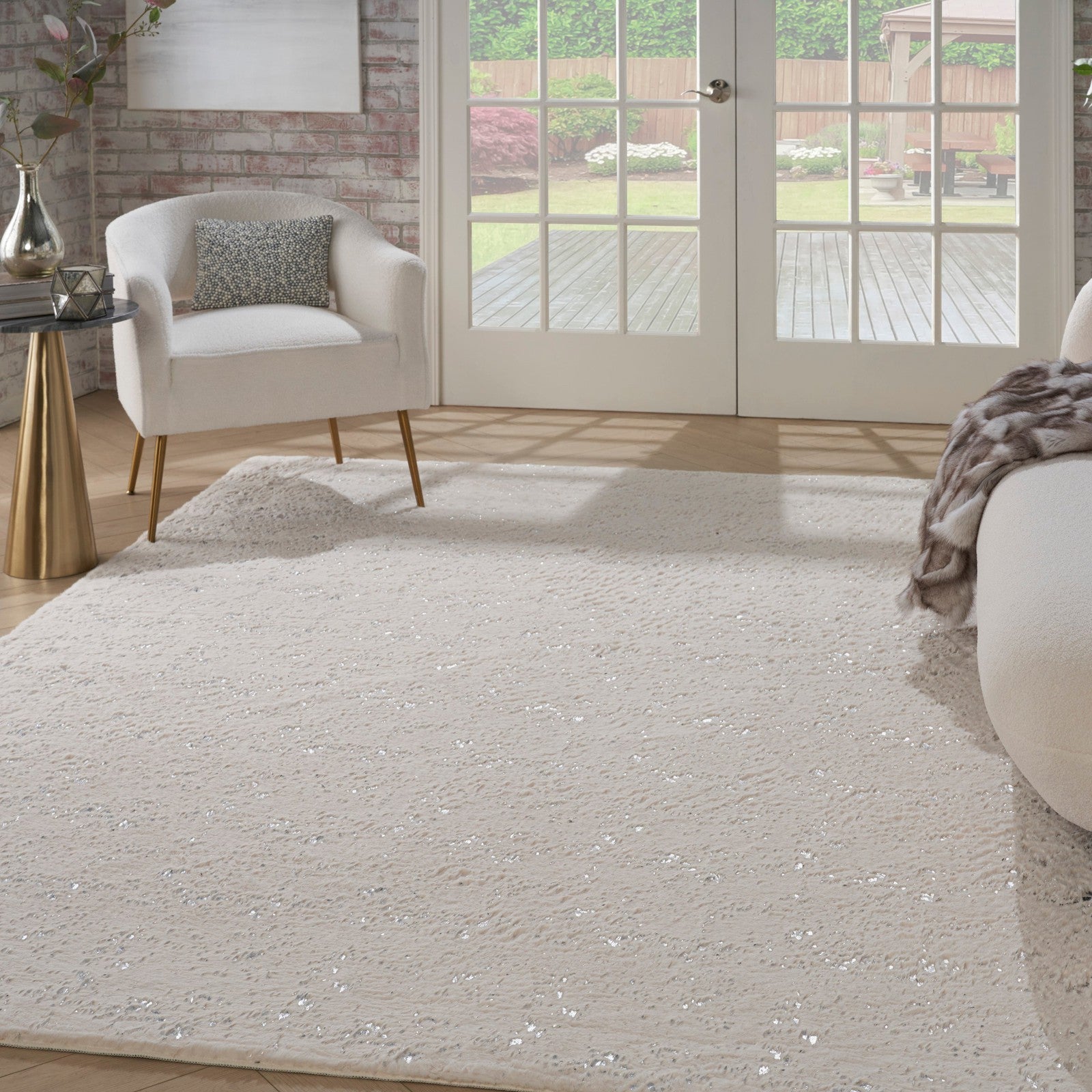 Nourison Cozy Shimmer CSH01 Glam Indoor Rug