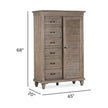 Magnussen Home Lancaster Dovetail Grey Chest