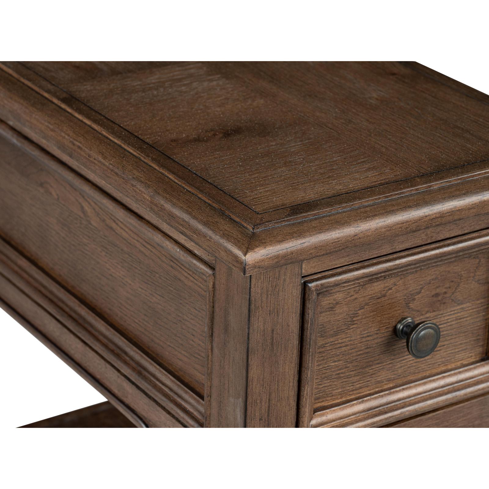 Magnussen Home Cormac Brown Rectangular Accent Table