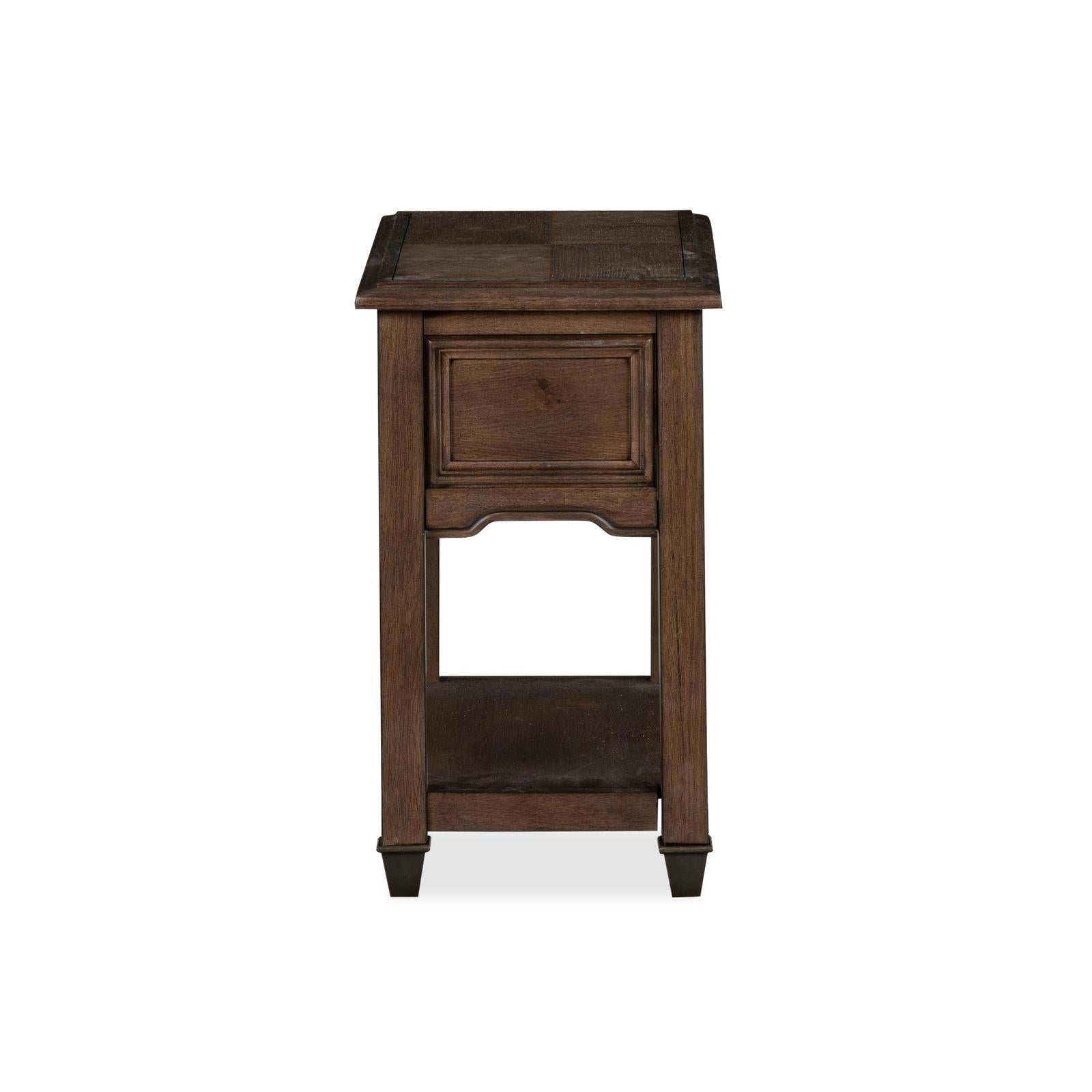 Magnussen Home Cormac Brown Rectangular Accent Table