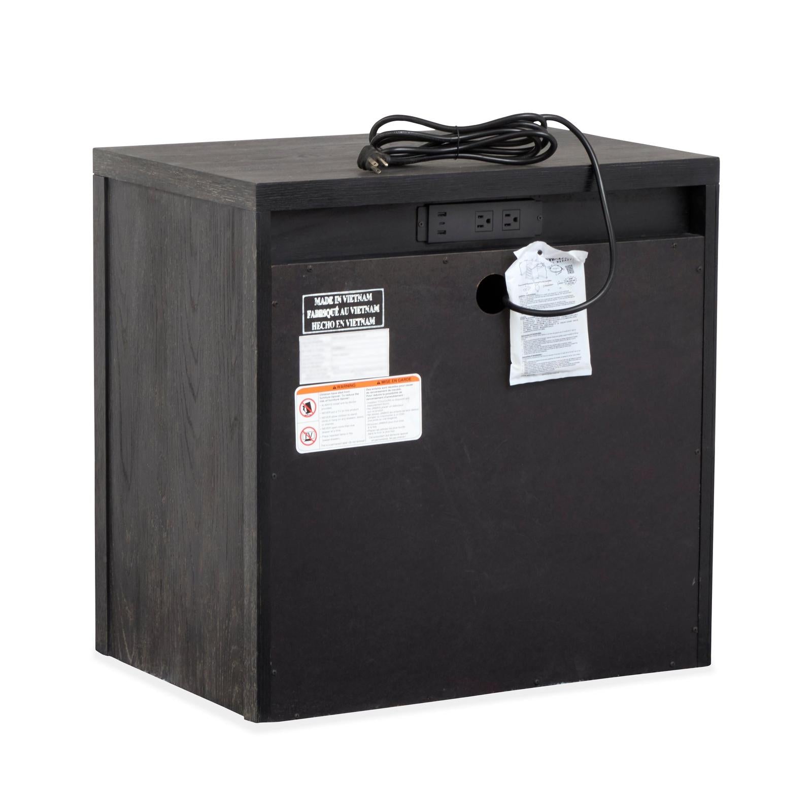Magnussen Home Kinsley Black Heron Drawer Nightstand