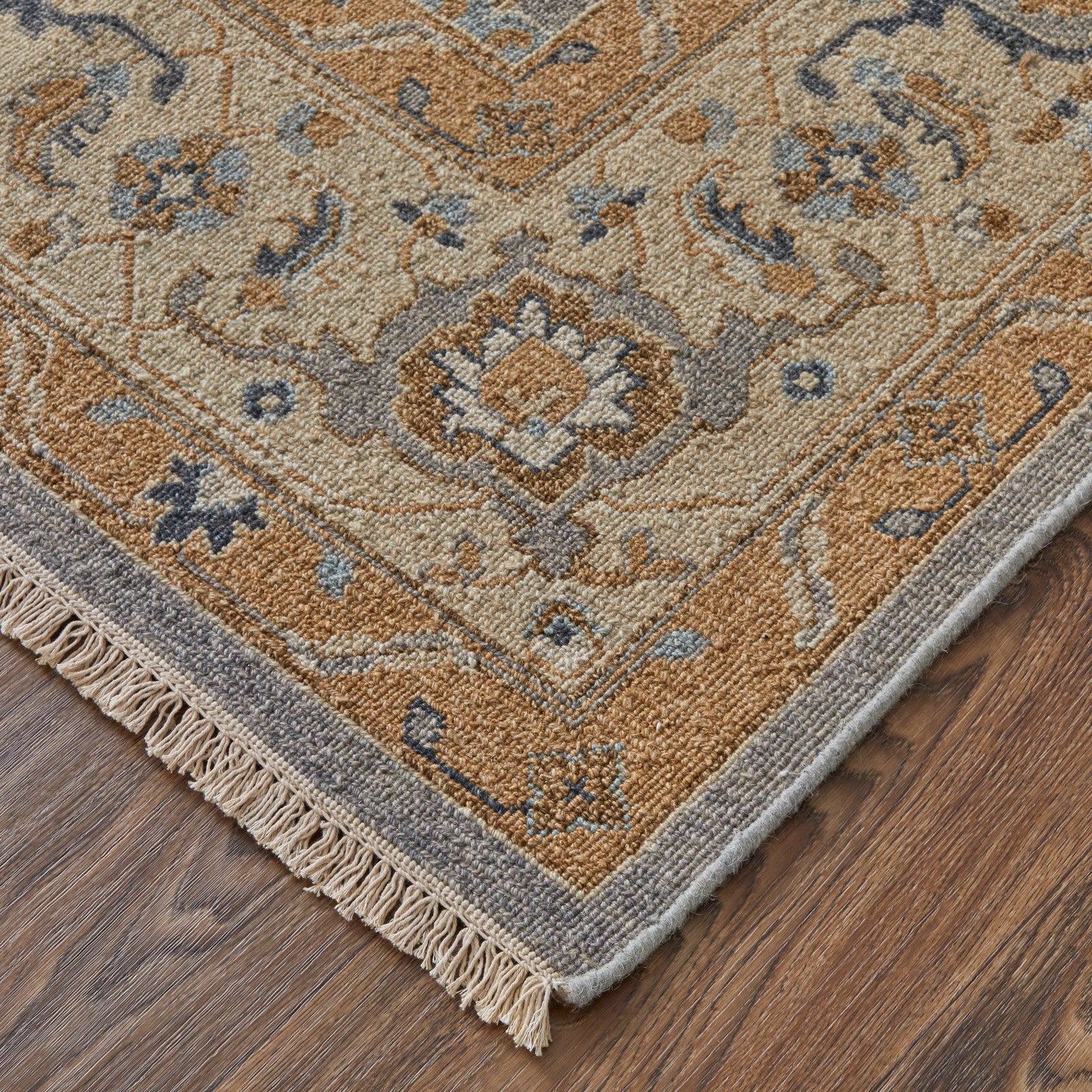 Feizy Corbitt 0611F Traditional Oriental in Gray/Gold