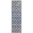 Feizy Mynka 39ICF Transitional Diamond in Blue/Ivory
