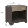 Pulaski Anderson Park Moose Trail And Frontier Brown Nightstand