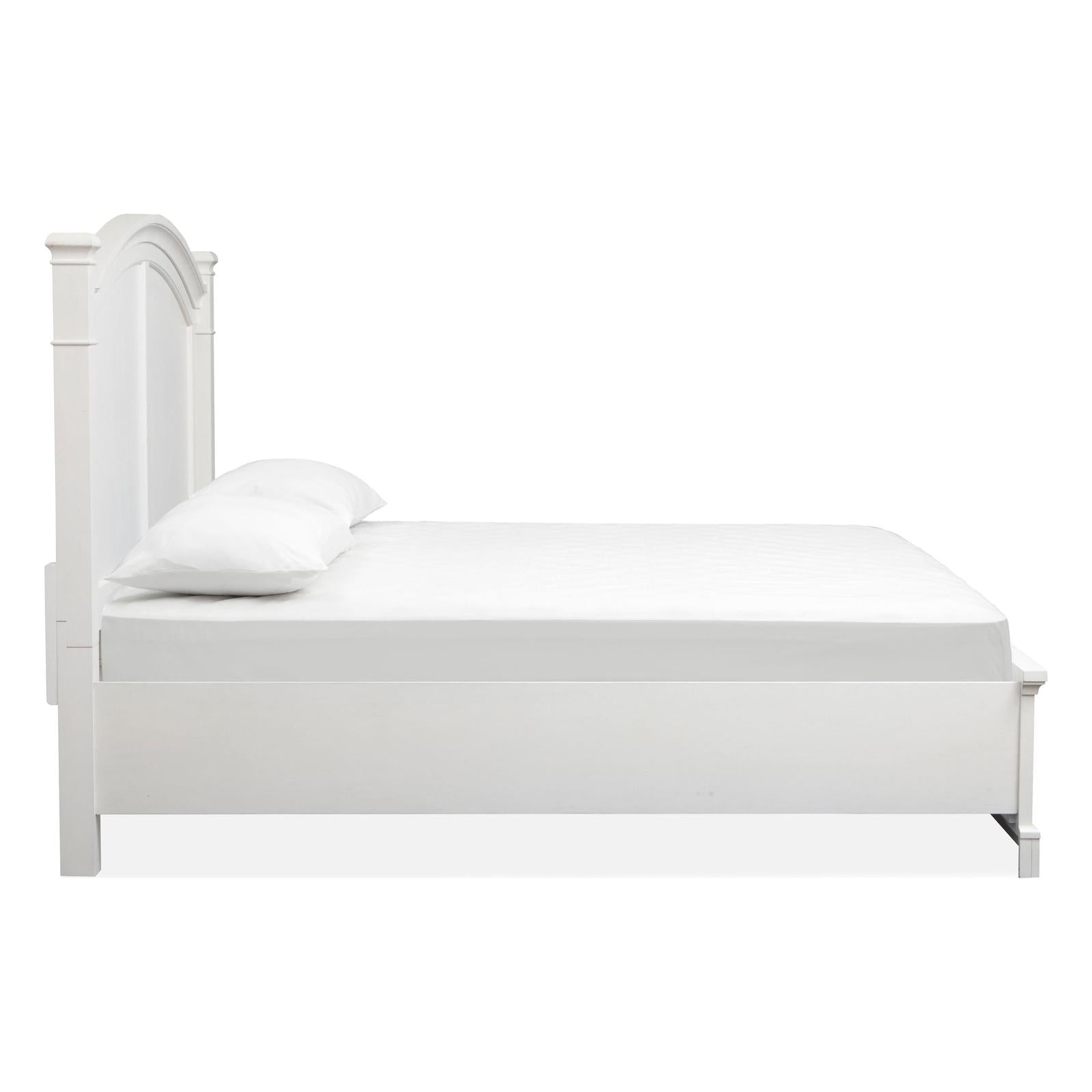 Magnussen Home Kingston Whisper White & Cerused Nutmeg Bed