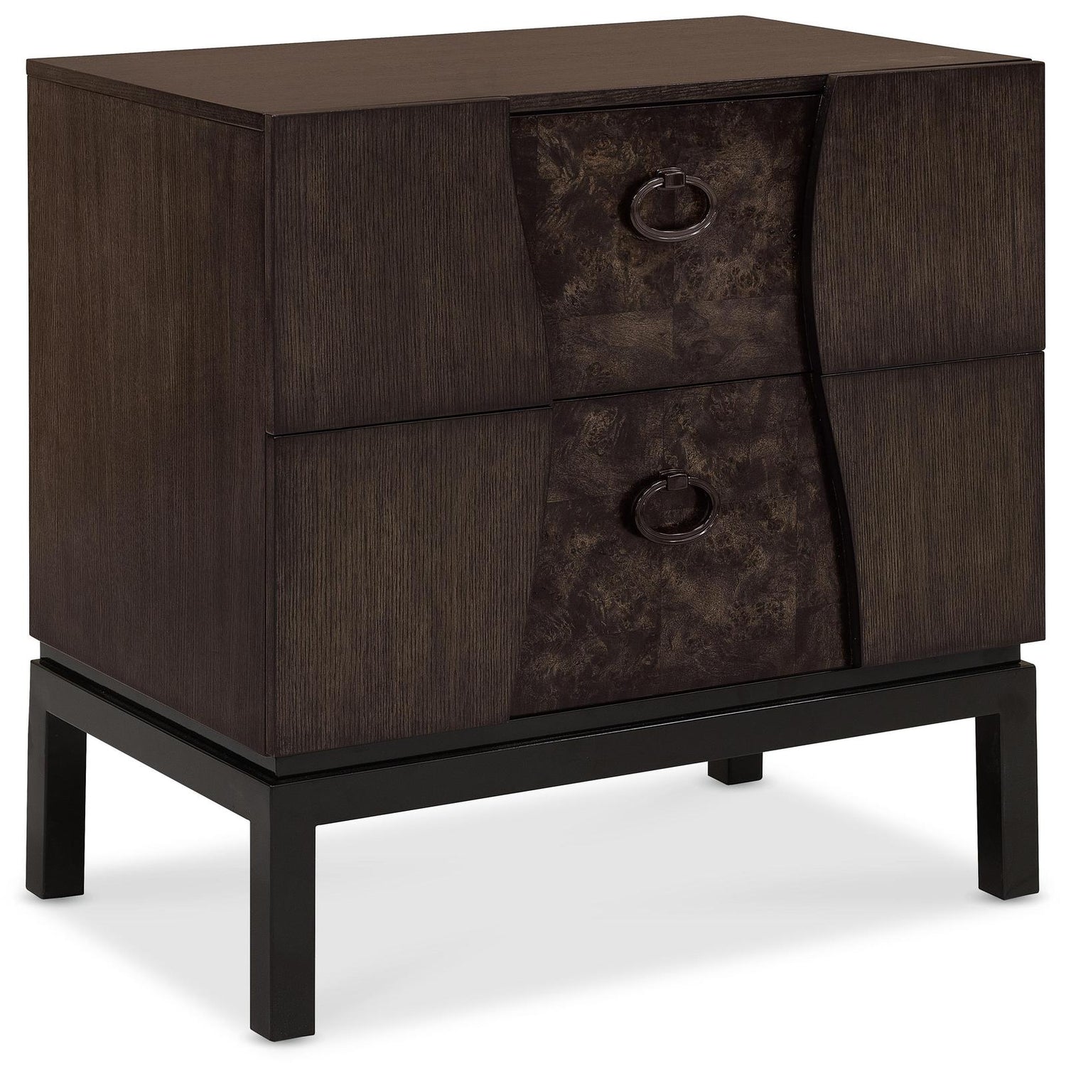 Pulaski Furniture Modern Mosaic Brown Drawer Nightstand