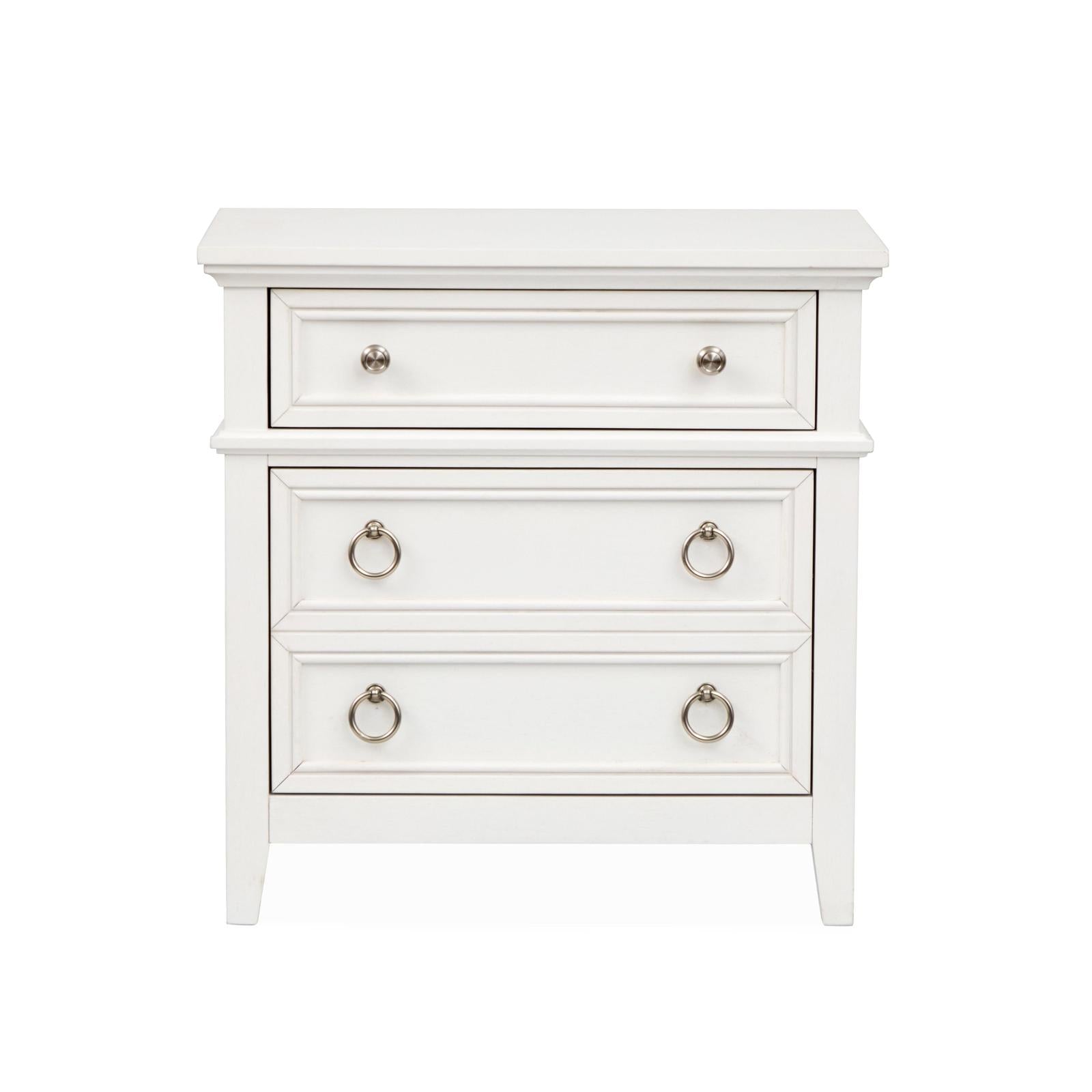 Magnussen Home Juniper Hill Whisper White Drawer Nightstand