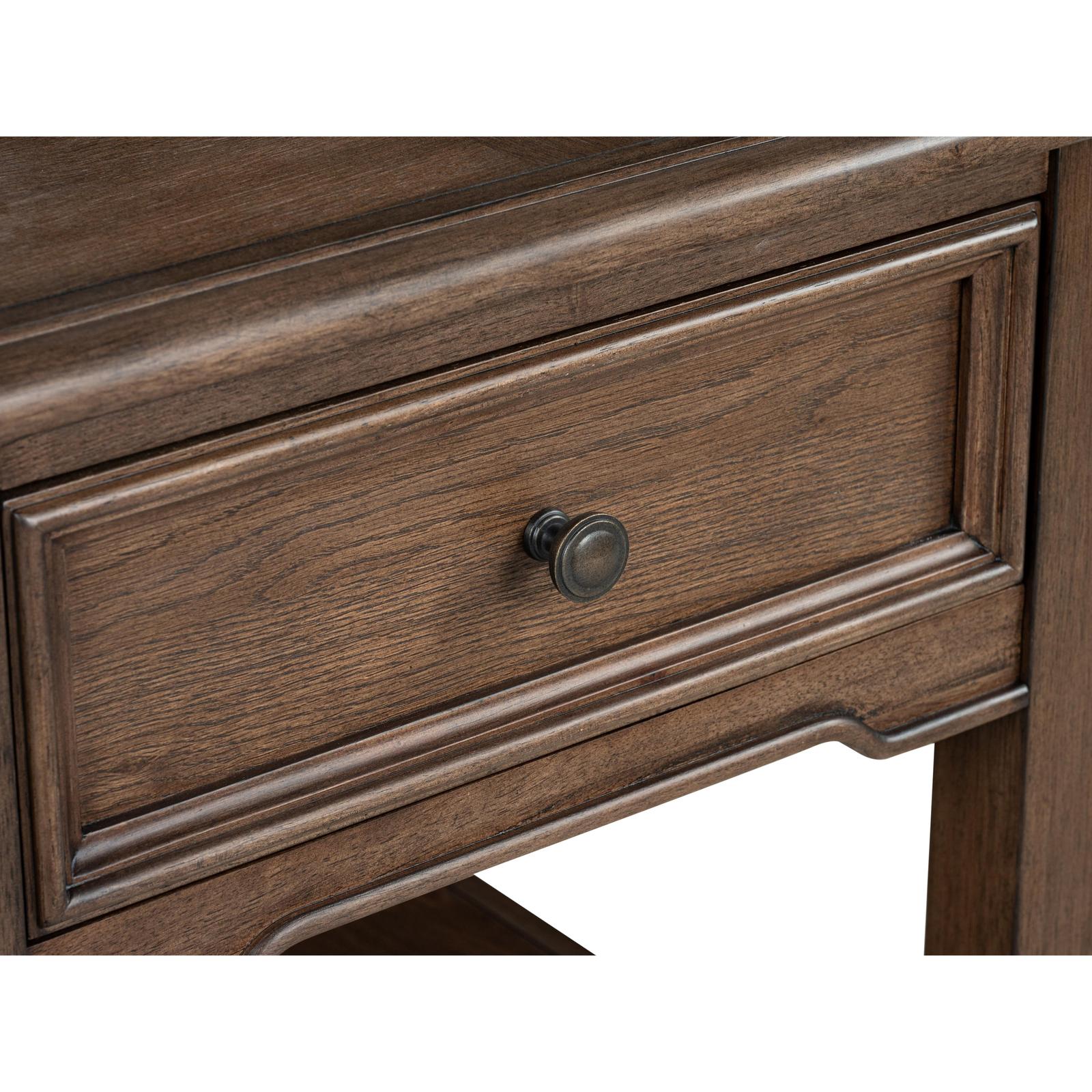 Magnussen Home Cormac Brown Rectangular End Table