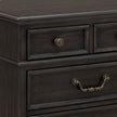 Pulaski Furniture Hickory Creek Brown Velvet 3 Drawer Nightstand