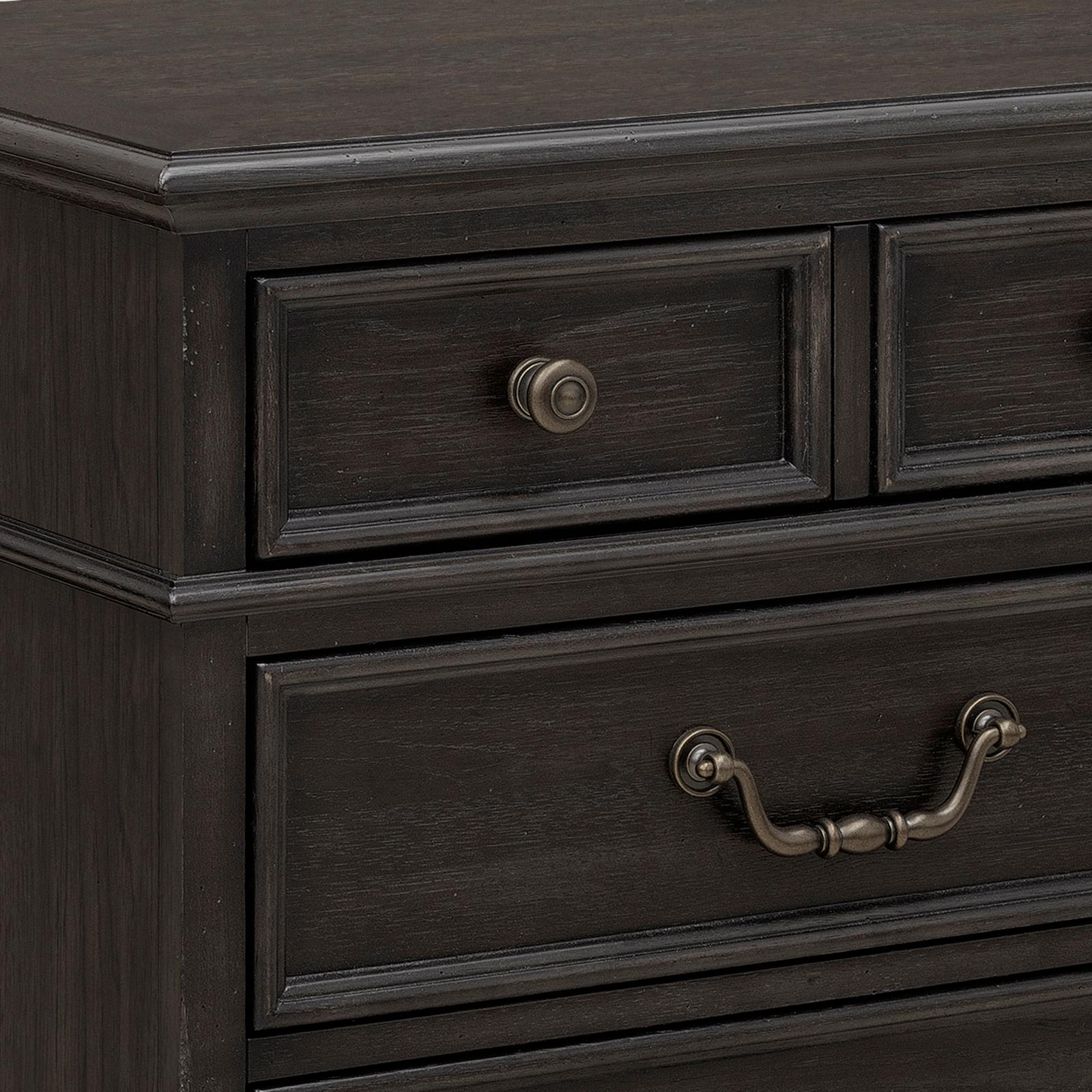 Pulaski Furniture Hickory Creek Brown Velvet 3 Drawer Nightstand