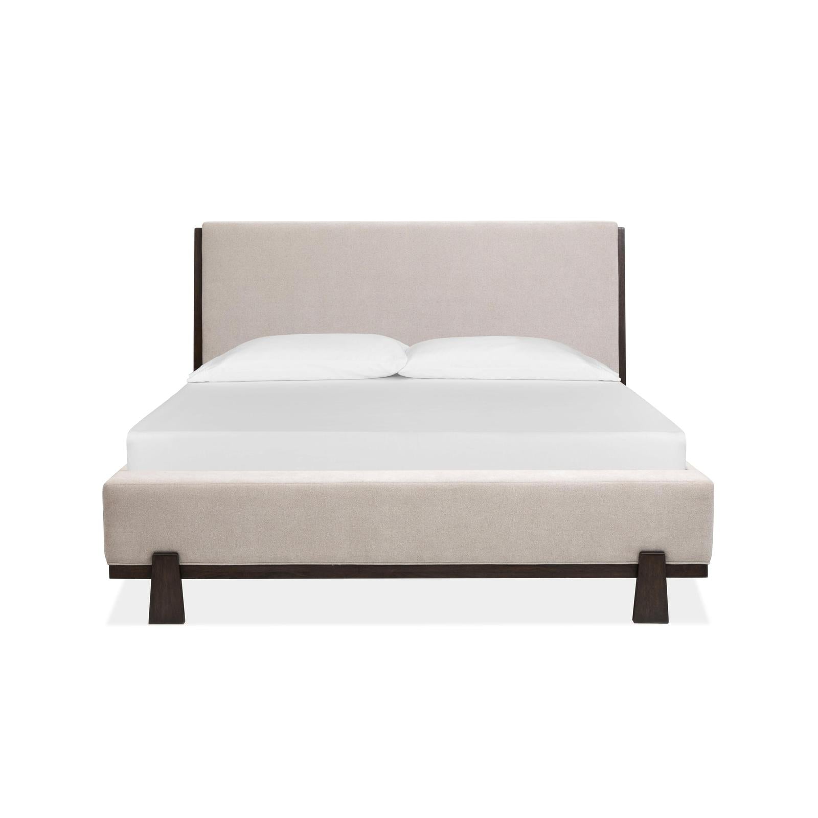 Magnussen Home Tauren Coffee Bean Upholstered Panel Bed