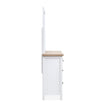Salt Life Home Windmill Harbour White Whisp and Sand Double Drawer Dresser with Portrait Mirror Sale