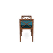 Danica Bamboo Style Upholstered Wood Bench