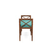 Danica Bamboo Style Upholstered Wood Bench