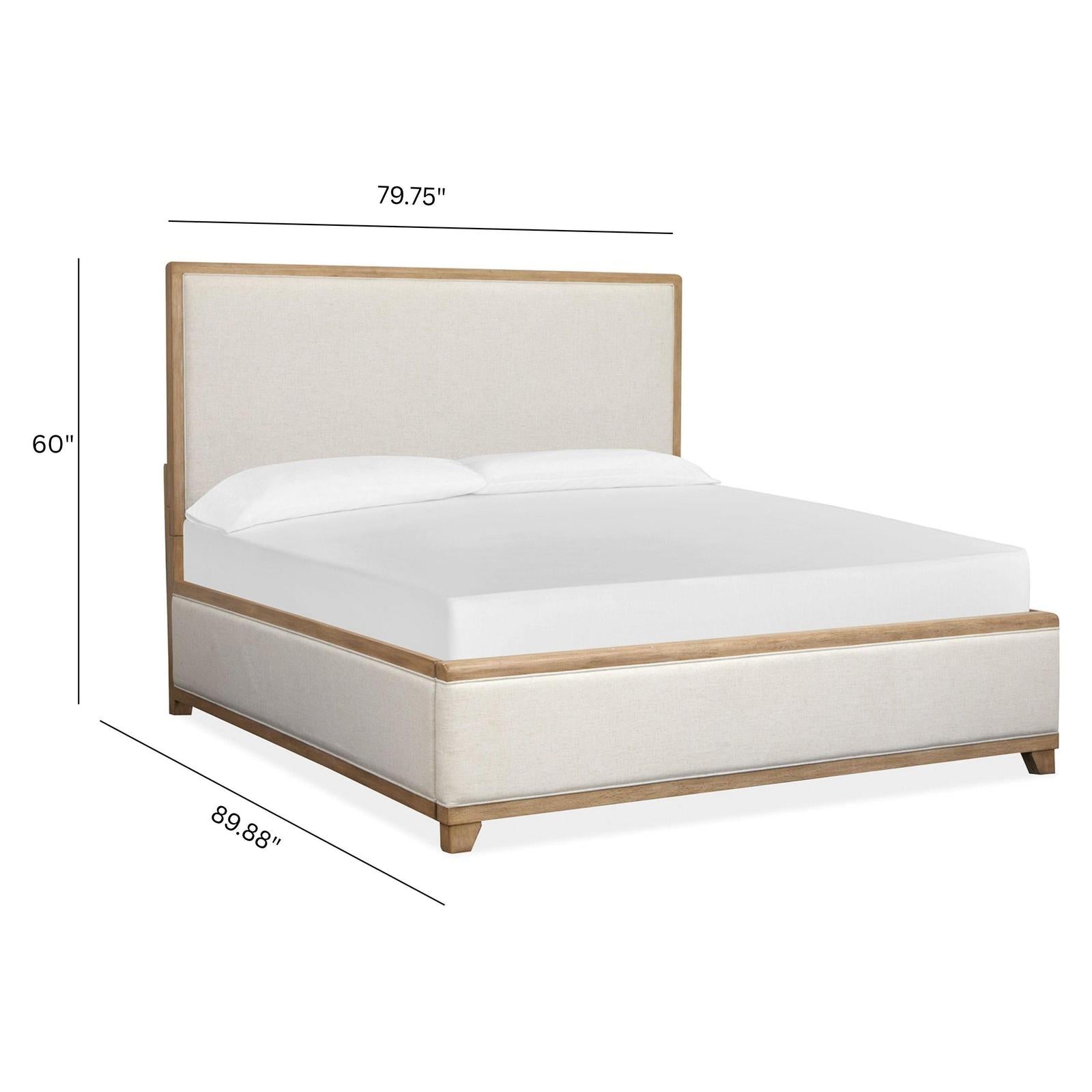 Magnussen Home Coventry Honey Wheat Upholstered Panel Bed