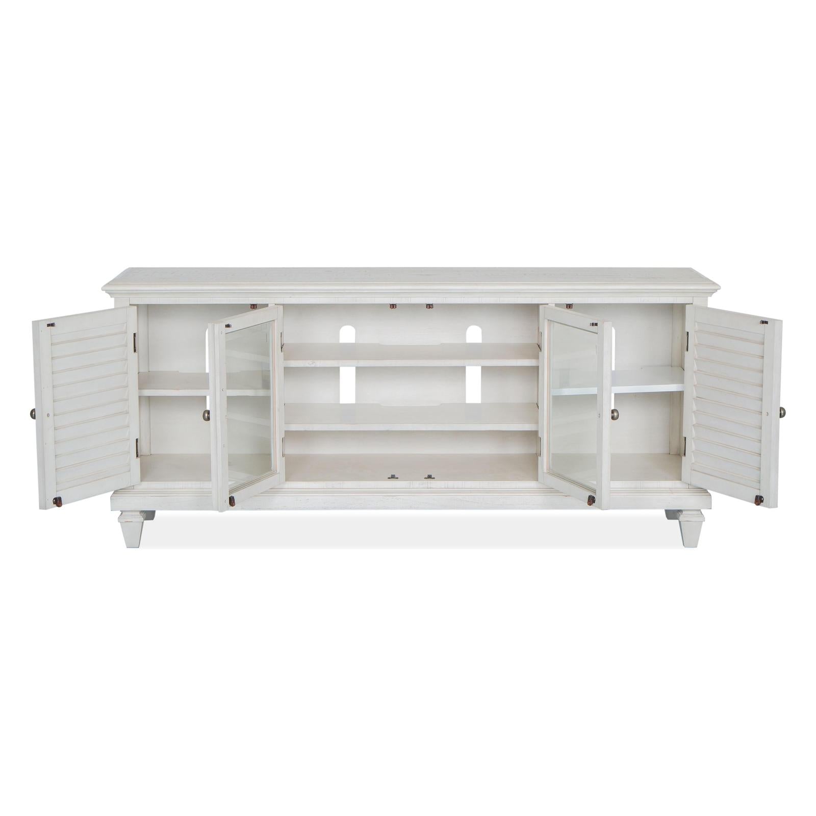 Magnussen Home Newport Alabaster Entertainment Wall