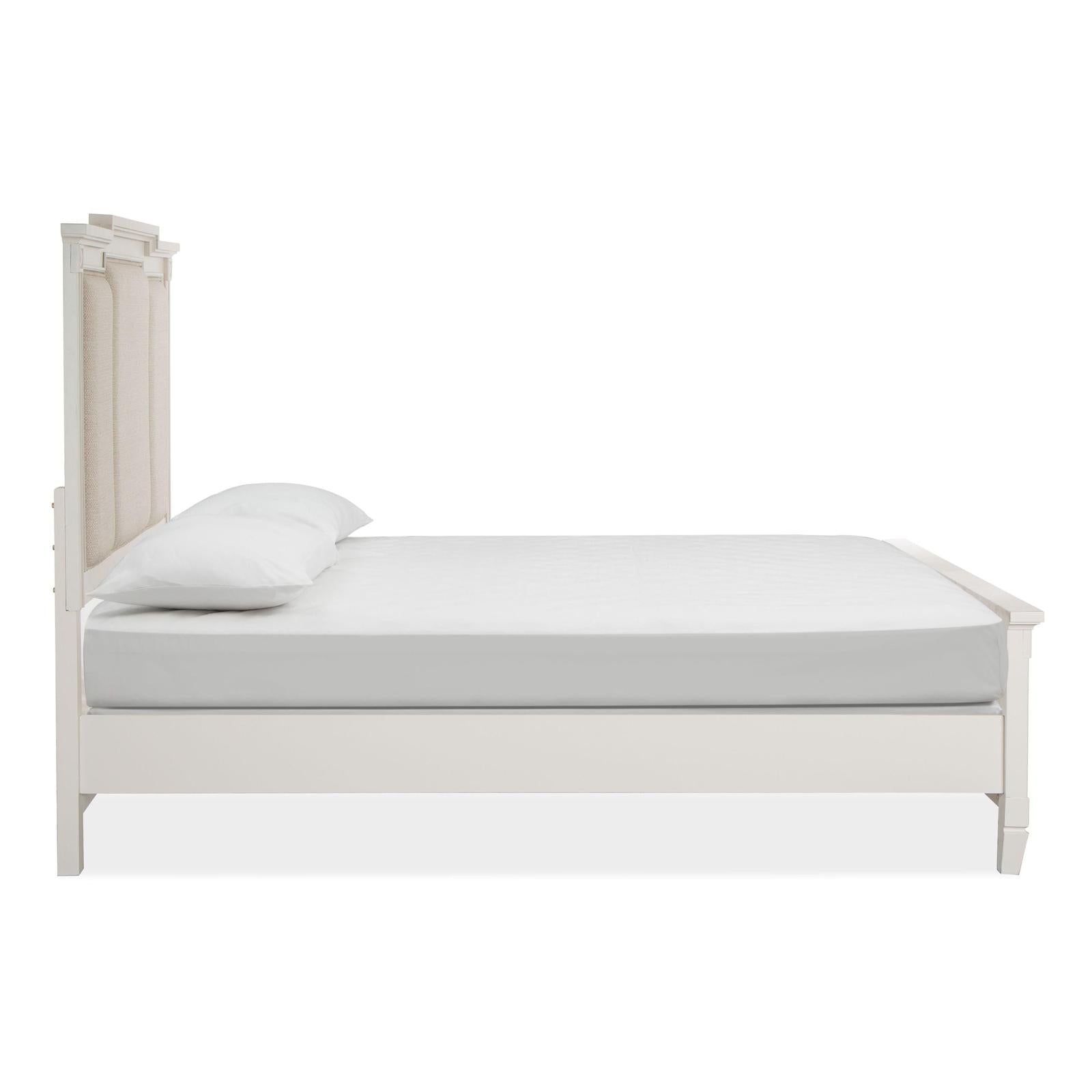 Magnussen Home Willowbrook Egg Shell White Bed