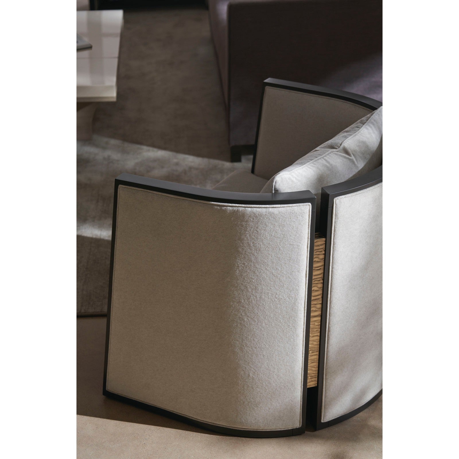 Caracole Upholstery Cut Away Accent Chair