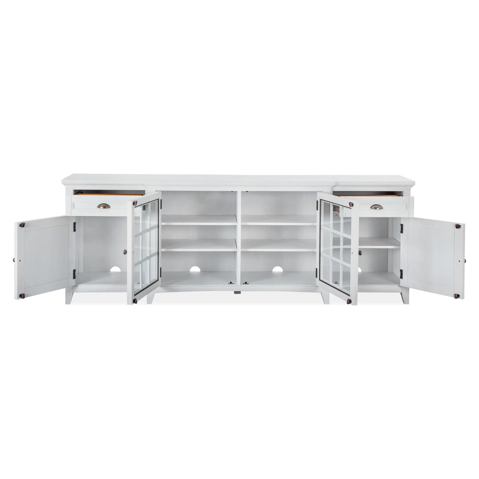 Magnussen Home Heron Cove Chalk White Console