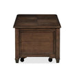 Magnussen Home Cormac Brown Lift Top Storage Cocktail Table