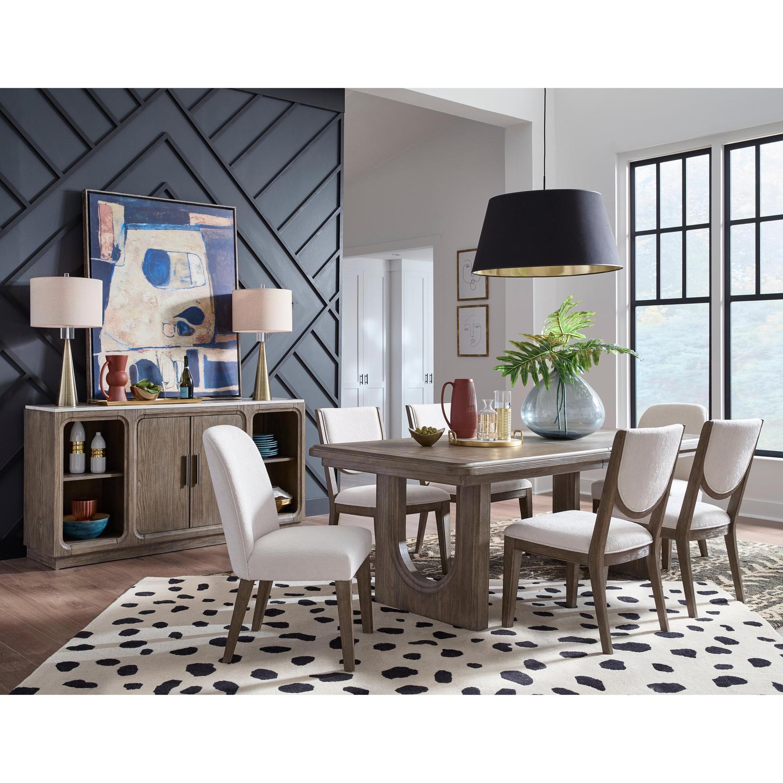 Magnussen Home Westbourne Dark Umber Extendable Trestle Dining Table