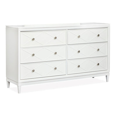 Magnussen Home Springhouse Whisper White Double Drawer Dresser